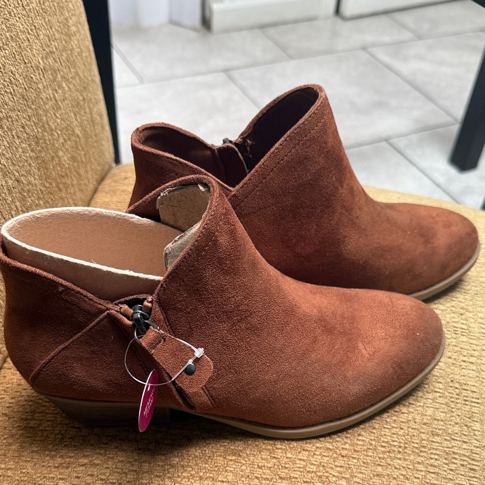 Suede Booties